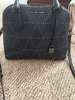 Michael Kors Adele Studded Dome Satchel